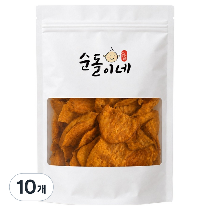 순돌이네 바삭바삭 황금 고구마칩, 400g, 10개