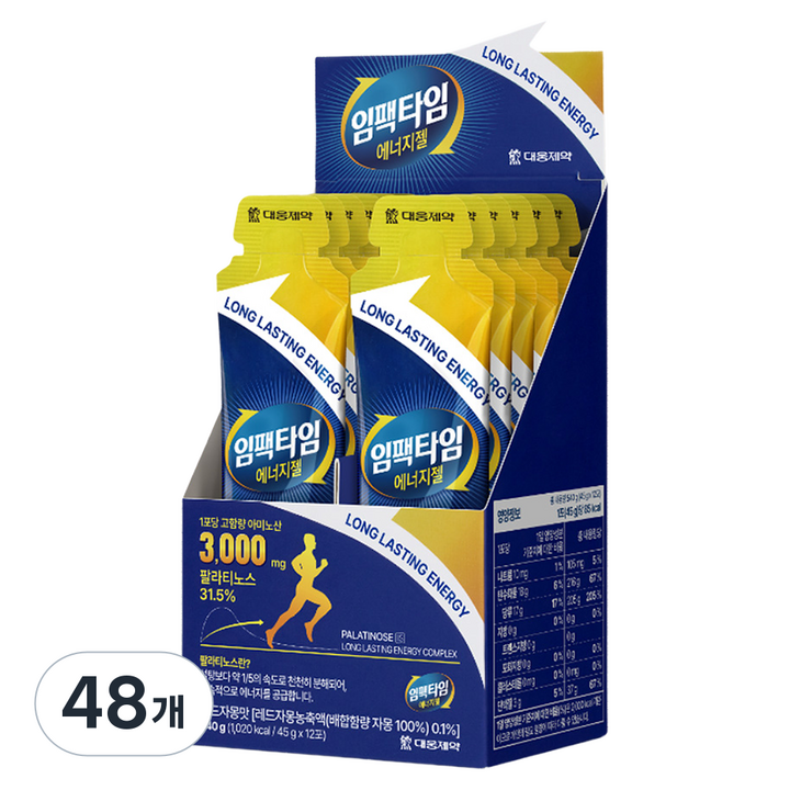 대웅제약 임팩타임 에너지젤, 45g, 48개