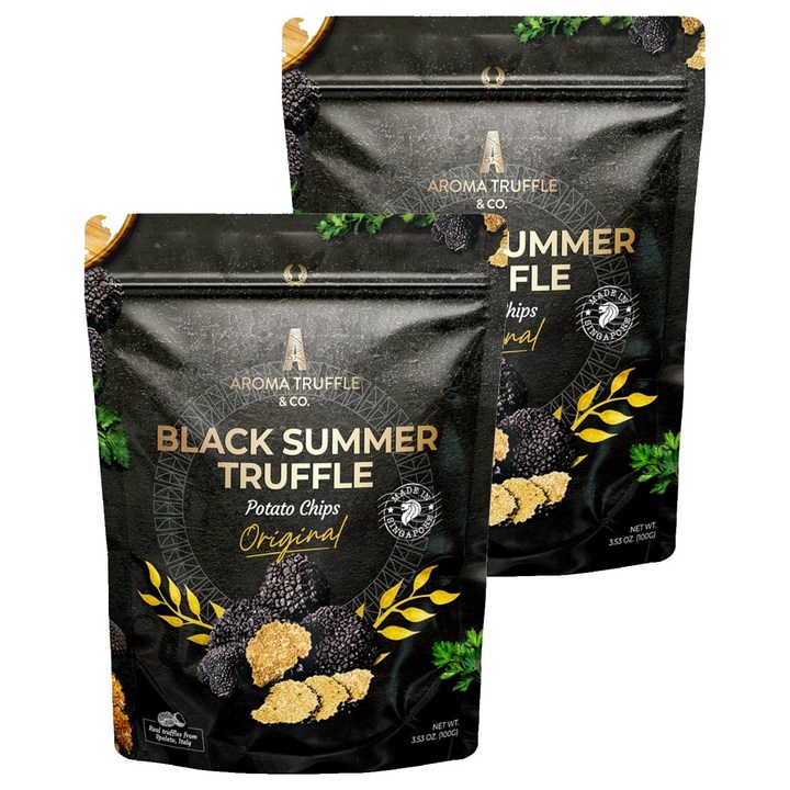 아로마트러플 블랙써머 트러플 포테이토칩 오리지널, 100g, 2개