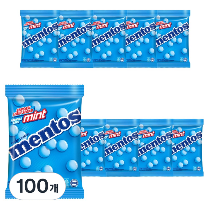 멘토스 민트맛, 135g, 100개