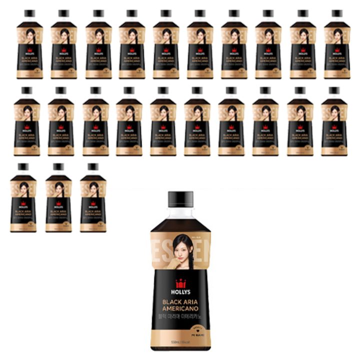 할리스 블랙 아리아 아메리카노, 550ml, 24개