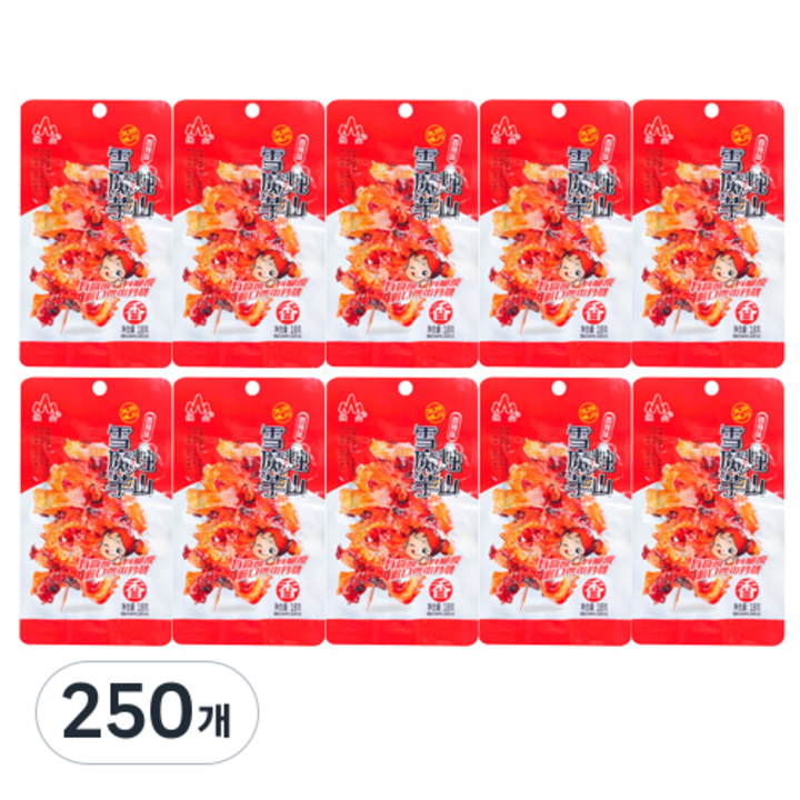 주샨 향라웨이 설곤약, 18g, 250개