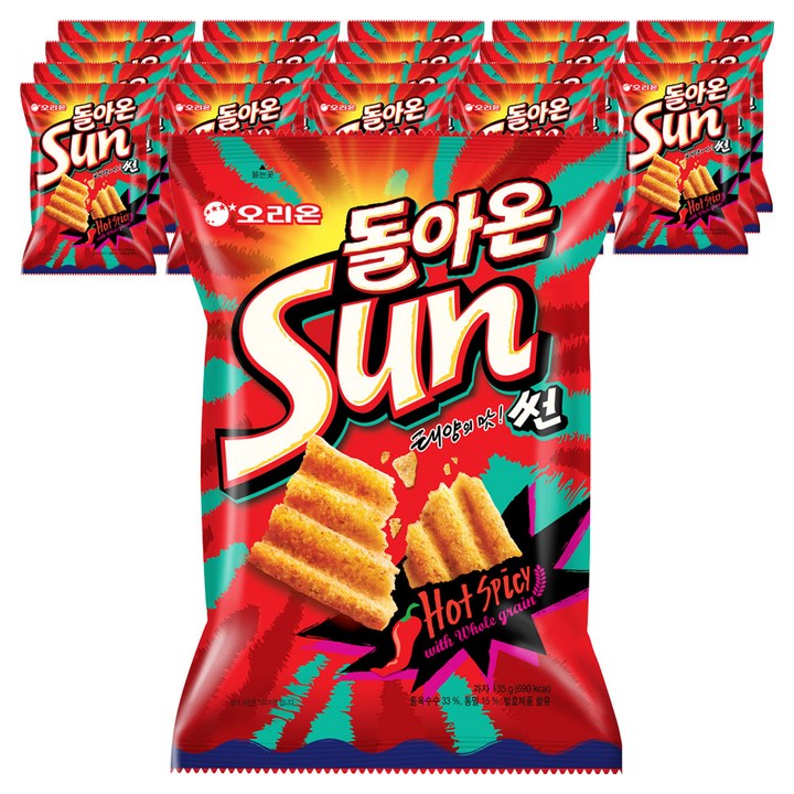 오리온 돌아온 썬 핫스파이시맛, 135g, 20개