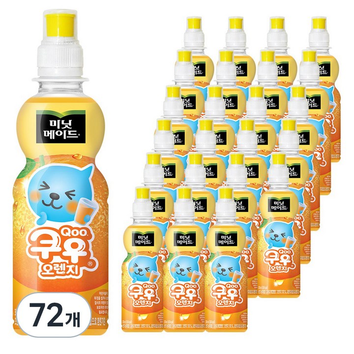 미닛메이드 쿠우 오렌지, 300ml, 72개