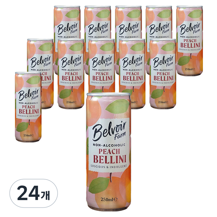 벨부아팜 피치 벨리니, 24개, 250ml