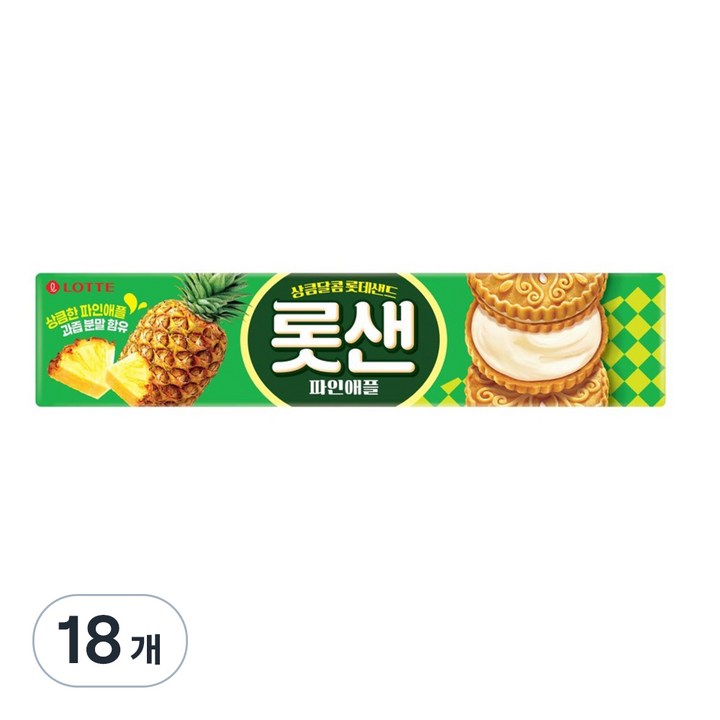 롯데웰푸드 롯데샌드, 105g, 18개