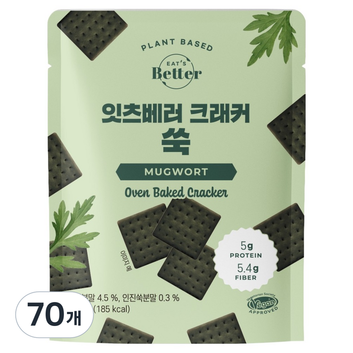 잇츠베러 크래커 쑥, 45g, 70개