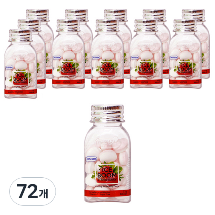 도스팜 아이스붐 딸기향캔디, 22g, 72개