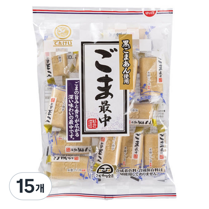 텐케 검은참깨 모나카, 15개, 173g