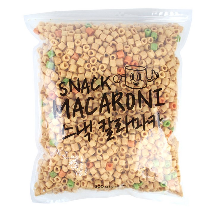 우리가스토리 칼라마카 마카로니 뻥튀기, 500g, 1개