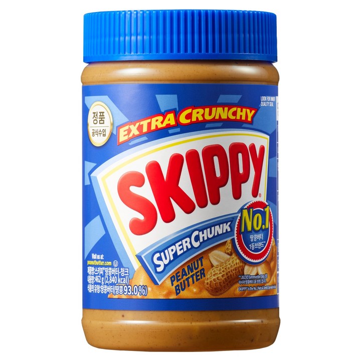스키피 수퍼청크 땅콩버터, 462g, 1개