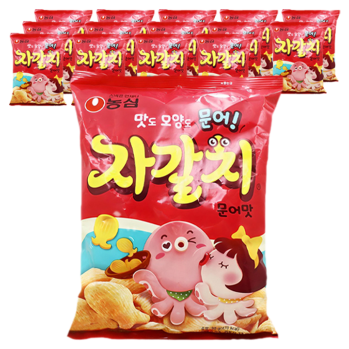 농심 자갈치, 90g, 15개