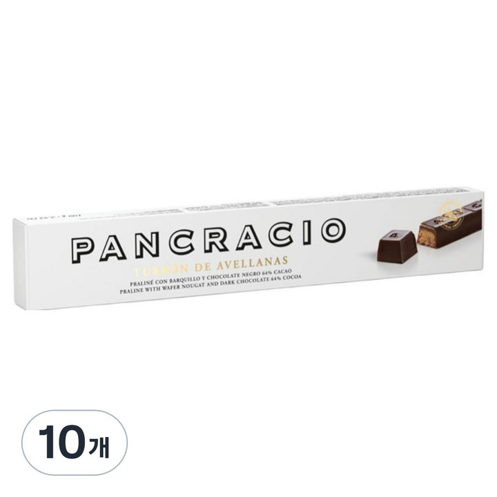 판크라시오 프랄리네 아벨라나스 네그로, 100g, 10개