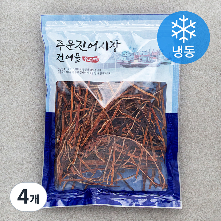 주문진어시장건어물 맥반석 오스틱 (냉동), 200g, 4개
