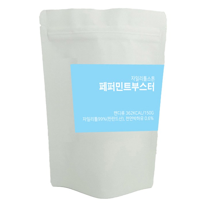 자일리톨스톤 페퍼민트 부스터 캔디 리필, 150g, 1개