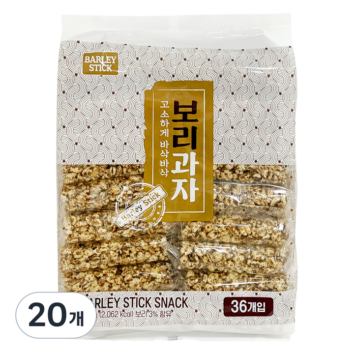 보리과자, 20개, 460g