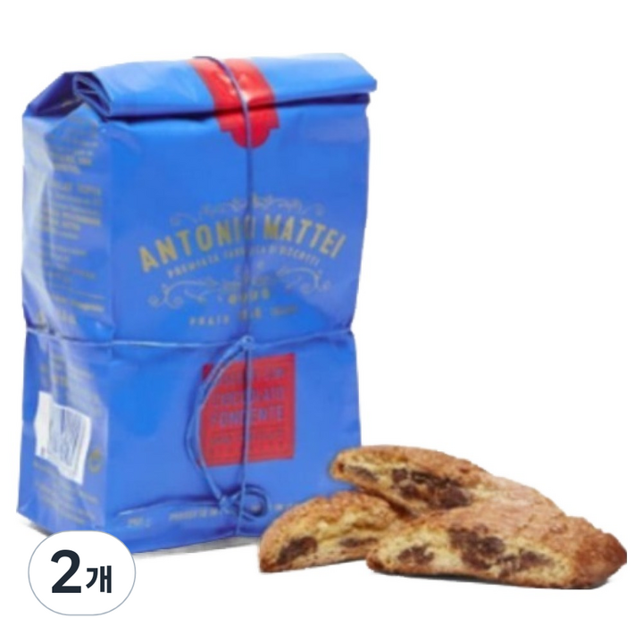 안토니오마테이 다크초코 비스코티, 250g, 2개
