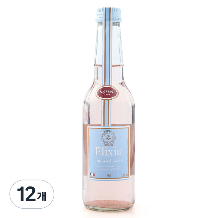 엘릭시아메렐로 체리탄산음료, 330ml, 12개