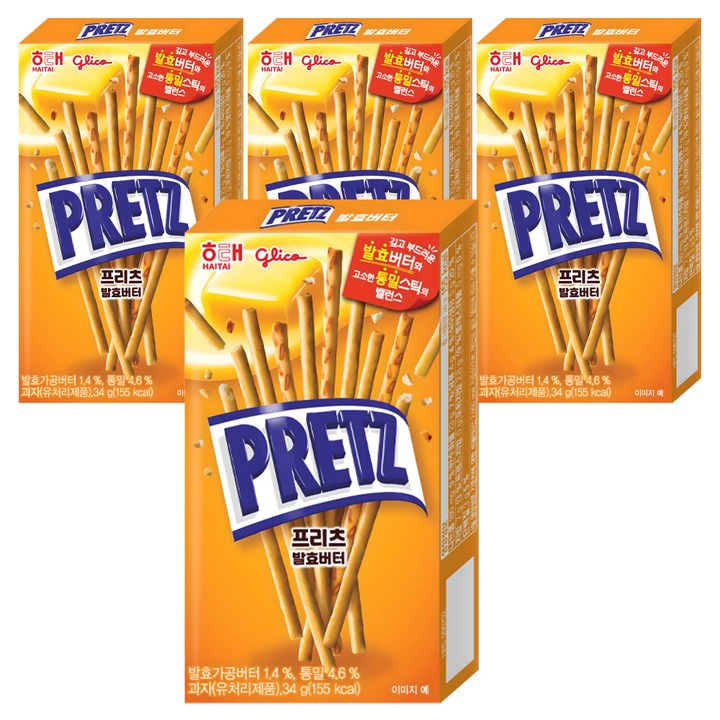 프리츠 발효버터, 34g, 4개
