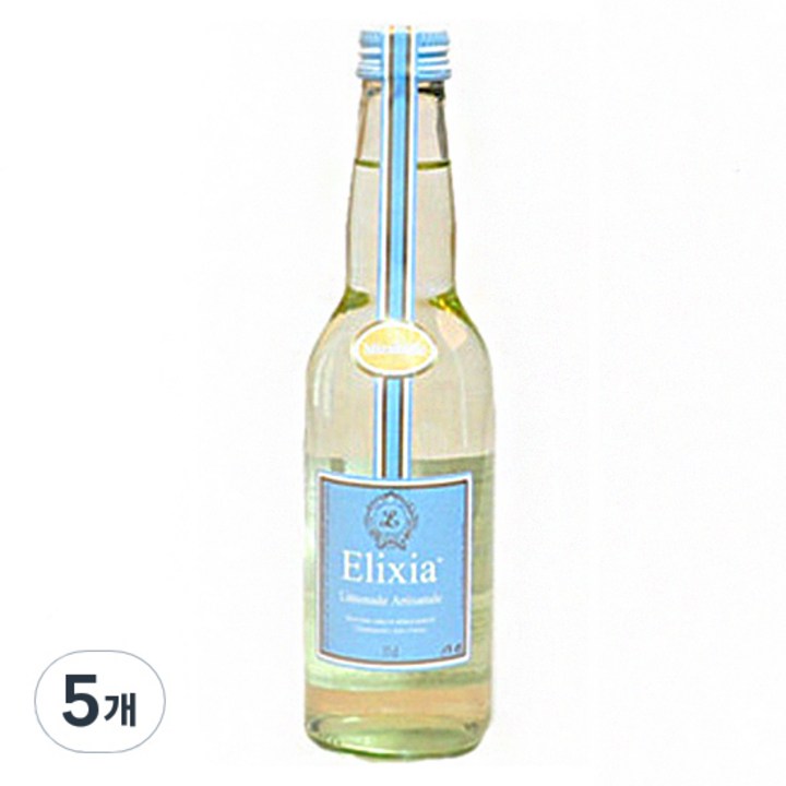 엘릭시아자두맛탄산음료, 330ml, 5개