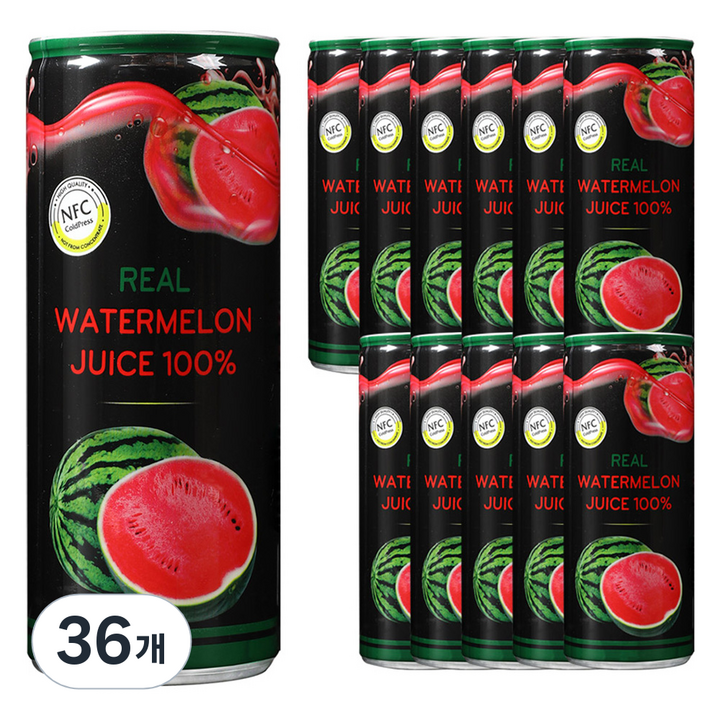파모빗 찐 수박쥬스, 36개, 250ml