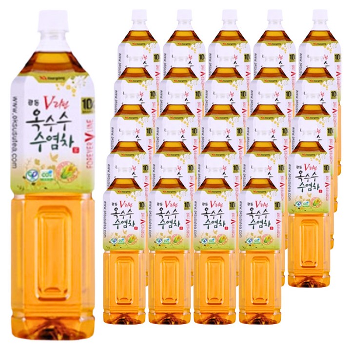 광동제약 옥수수수염차, 1.5L, 25개