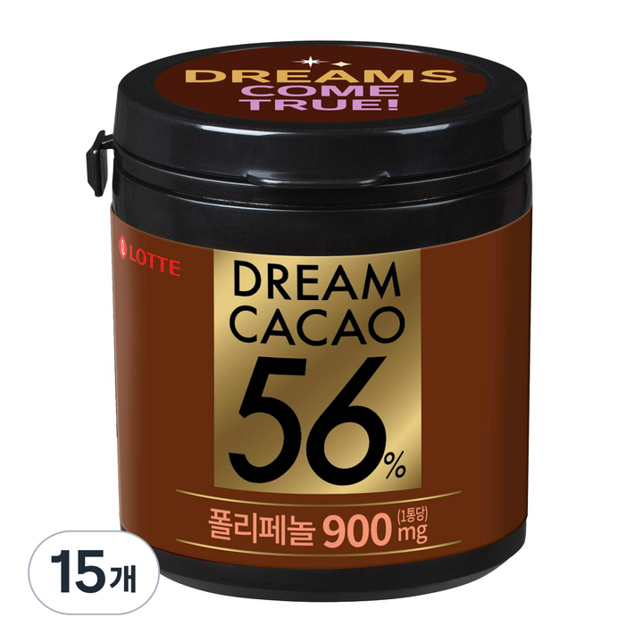 롯데웰푸드 드림카카오 56%, 86g, 15개