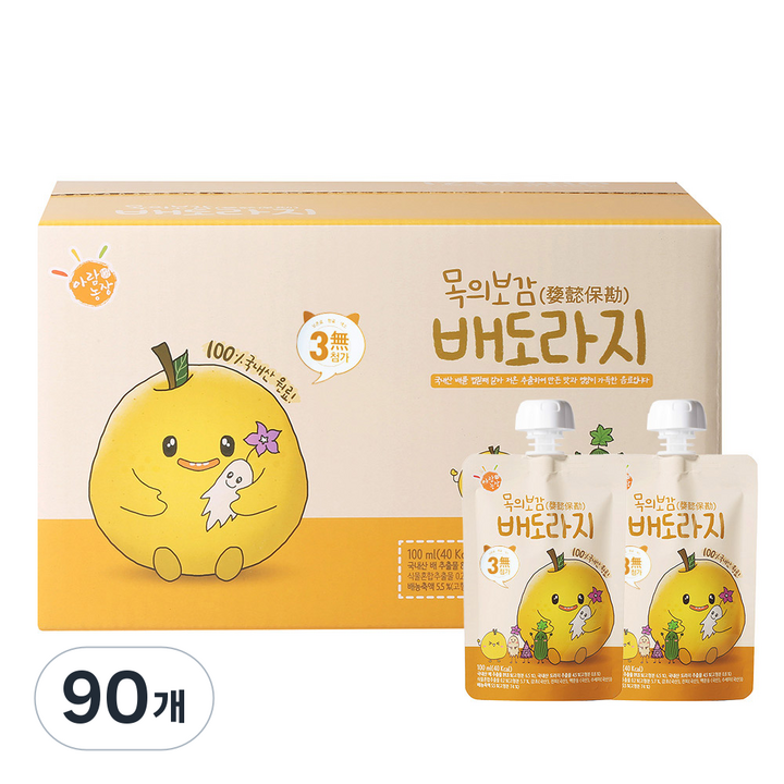아람농장 목의보감 배도라지즙, 100ml, 90개