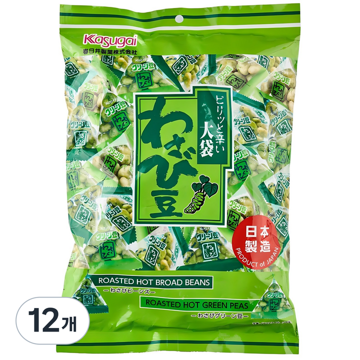 카수가이 오부쿠로 와사비맛 마메, 227g, 12개