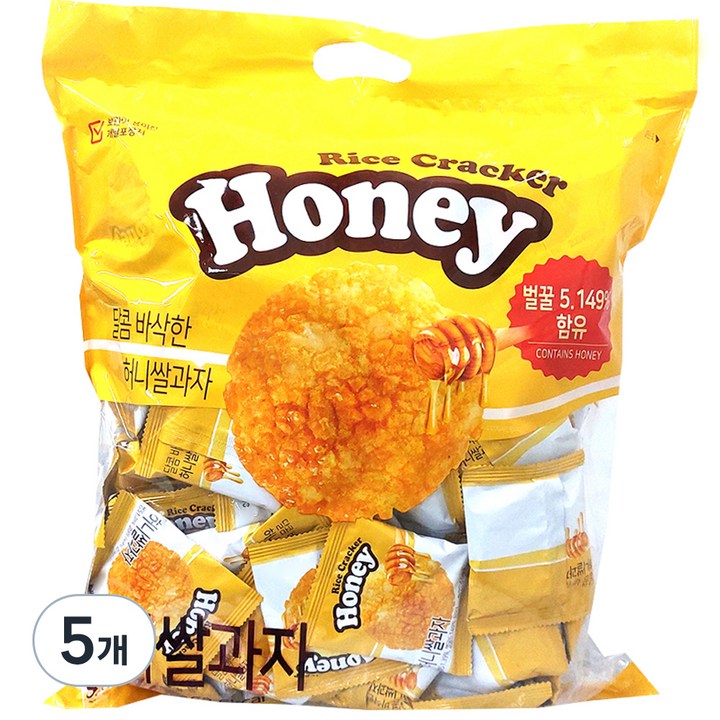 허니 쌀과자, 900g, 5개
