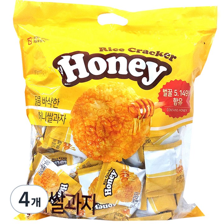 허니 쌀과자, 900g, 4개