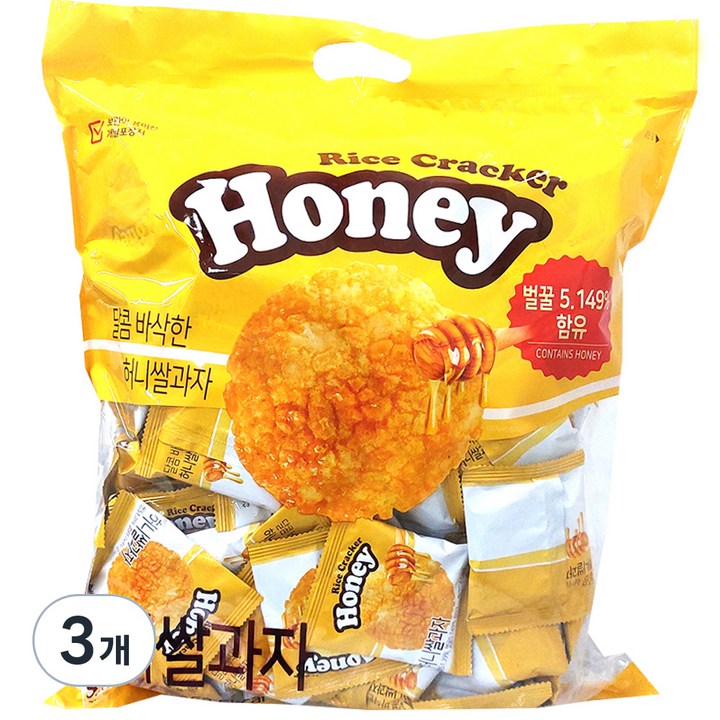 허니 쌀과자, 900g, 3개