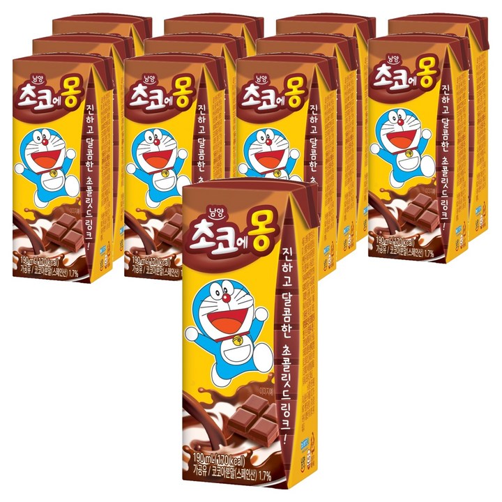 초코에몽, 190ml, 12개