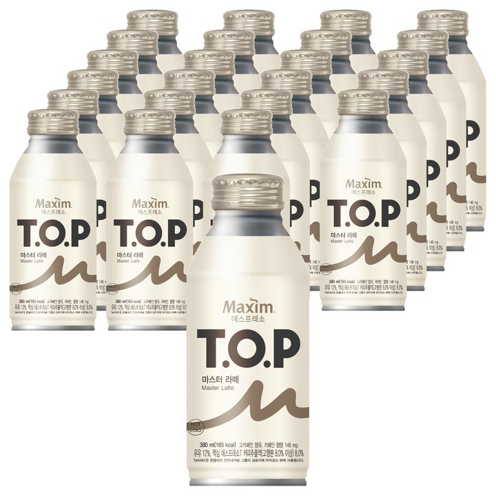 티오피 마스터 라떼 캔커피, 380ml, 24개