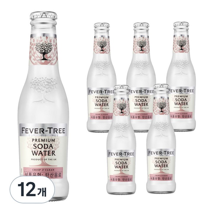 피버트리 프리미엄 소다워터, 12개, 200ml