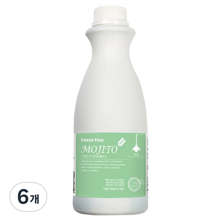GreenTree 모히또 베이스, 1.2kg, 6개