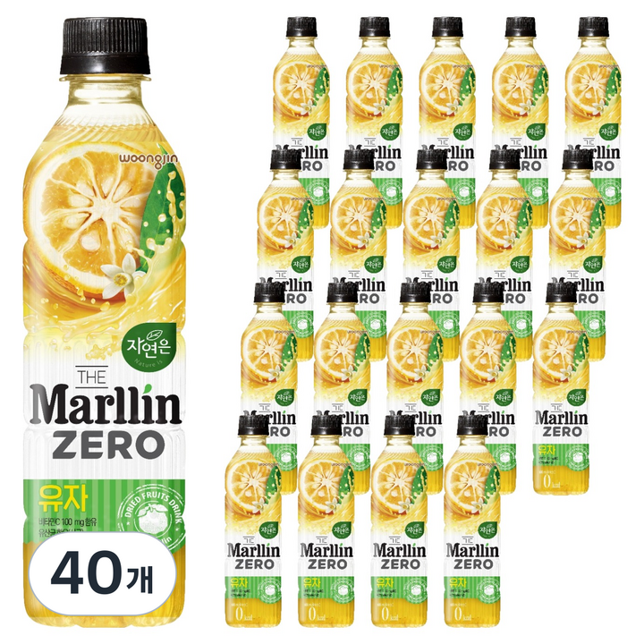 자연은 더말린 유자, 500ml, 40개