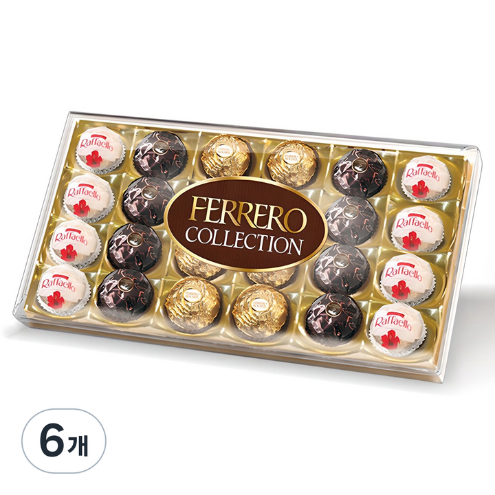 페레로로쉐 콜렉션 초콜릿 24p, 259g, 6개