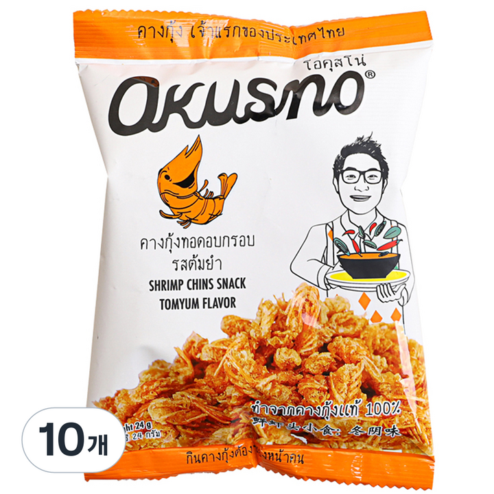 오쿠스노 새우머리 똠얌향, 24g, 10개