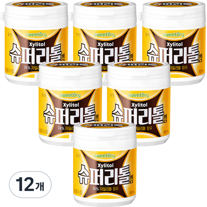 스위토리 슈퍼리톨껌, 12개, 100g