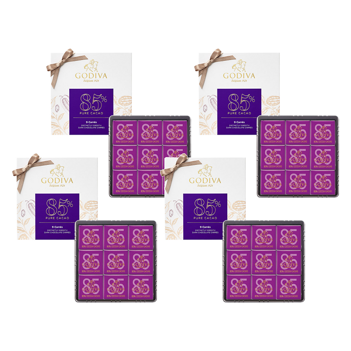 고디바 까레 어쏘트먼트 다크 초콜릿 85% 9p, 4개, 45g