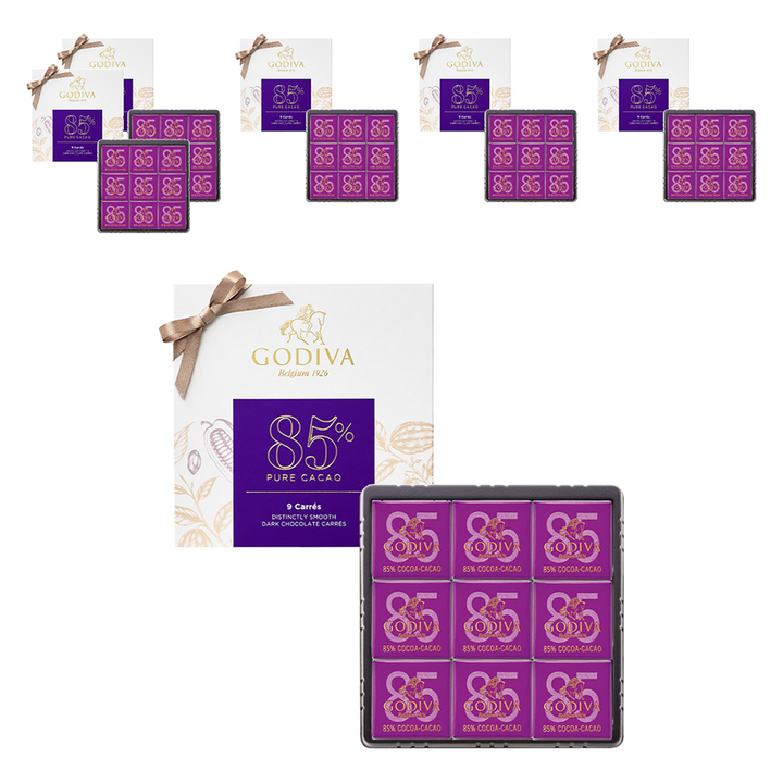 고디바 까레 어쏘트먼트 다크 초콜릿 85% 9p, 6개, 45g