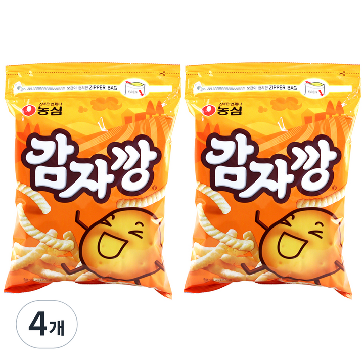 감자깡, 250g, 4개