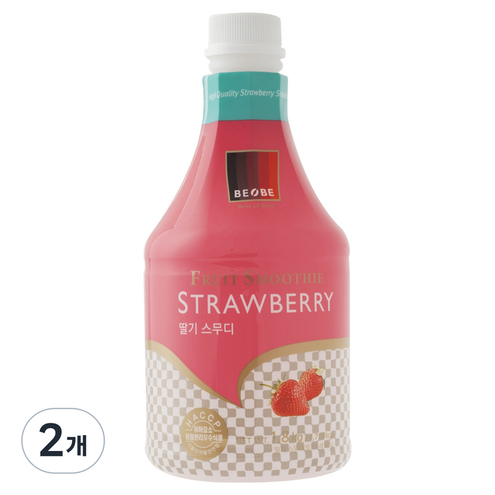 베오베 딸기스무디, 1.8kg, 2개