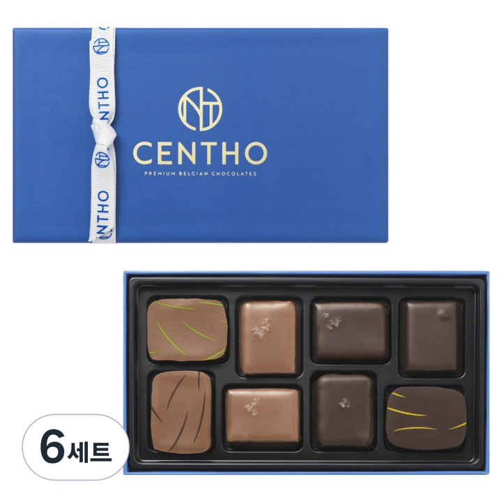 CENTHO 어쏘티드 컬렉션 프리미엄 초콜릿 8p 세트, 6세트