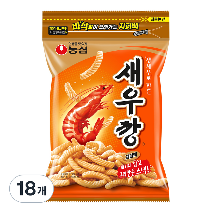 새우깡, 400g, 18개