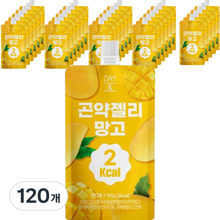 데이앤 곤약젤리 망고, 150g, 120개