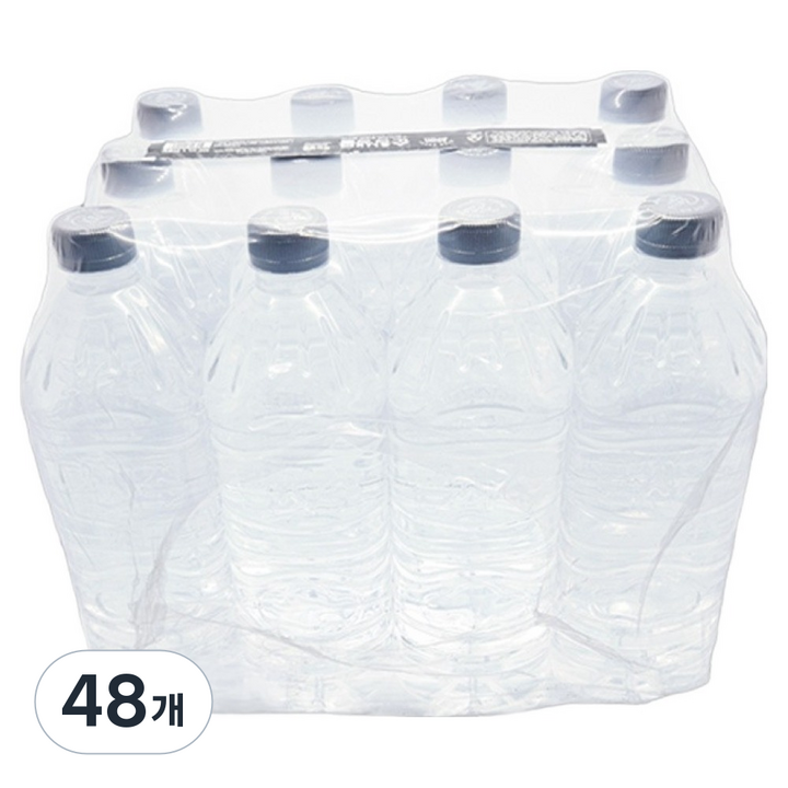 순창샘물 생수 무라벨, 48개, 1L