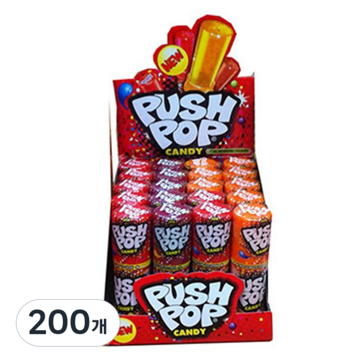푸시팝 스트로베리 앤 콜라향, 15g, 200개