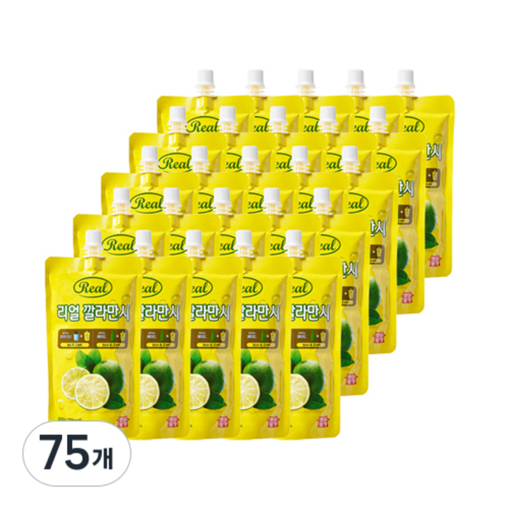 장수농가 리얼 깔라만시, 200ml, 75개